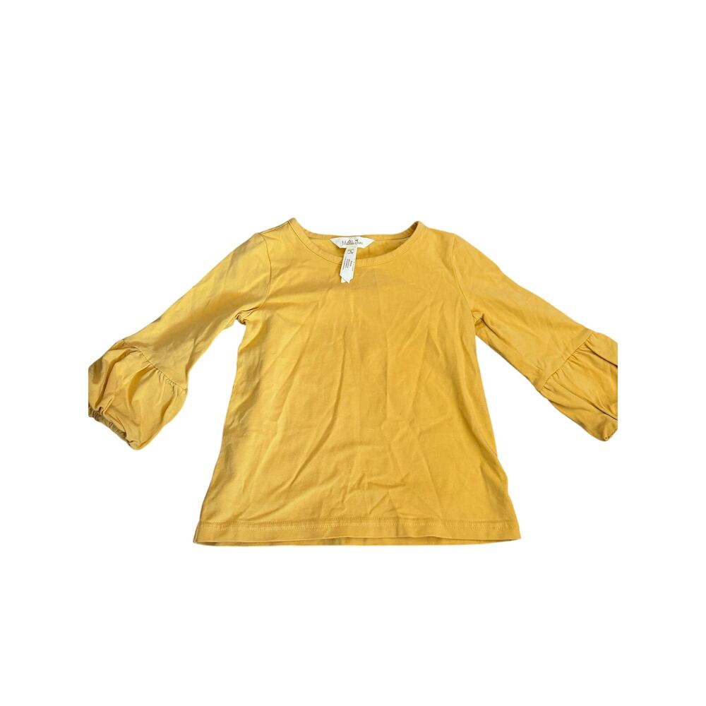 Matilda Jane Girls Bell Sleeve Top - Mustard Yellow - Size 4